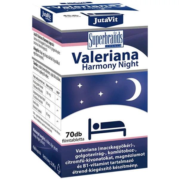 JutaVit Valeriana Harmony Night filmtabletta 70x