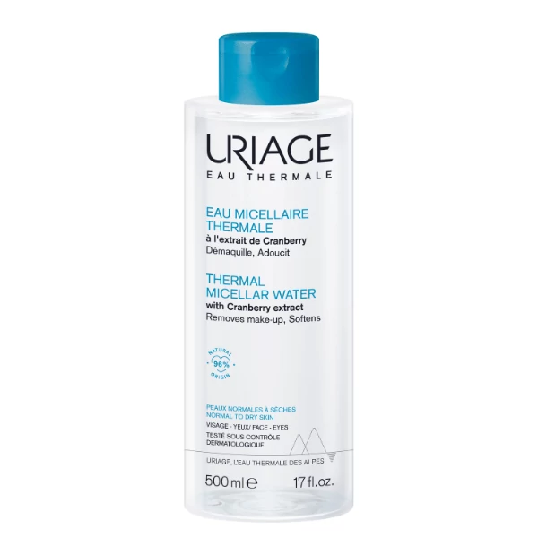 Uriage Termál micellás arctisztító normál/száraz bőrre 500ml