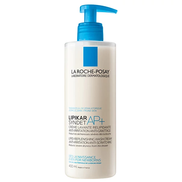 La Roche-Posay Lipikar Syndet AP+ lipidpótló krémtusfürdő (400ml)