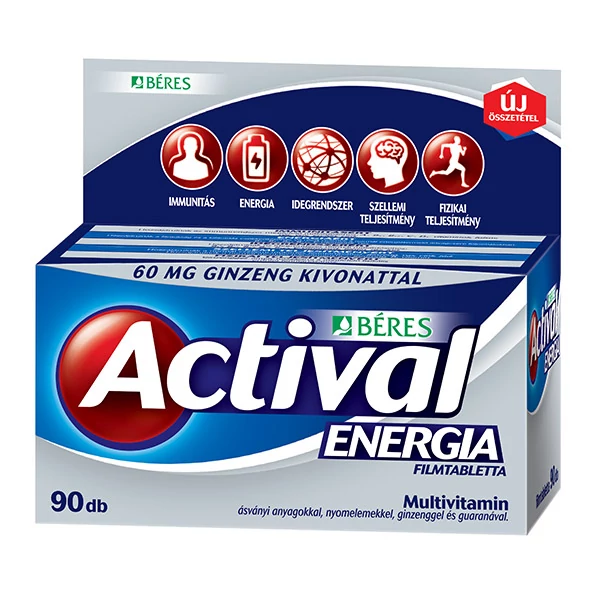 Actival Energia Ginzeng Guarana filmtabletta 90x