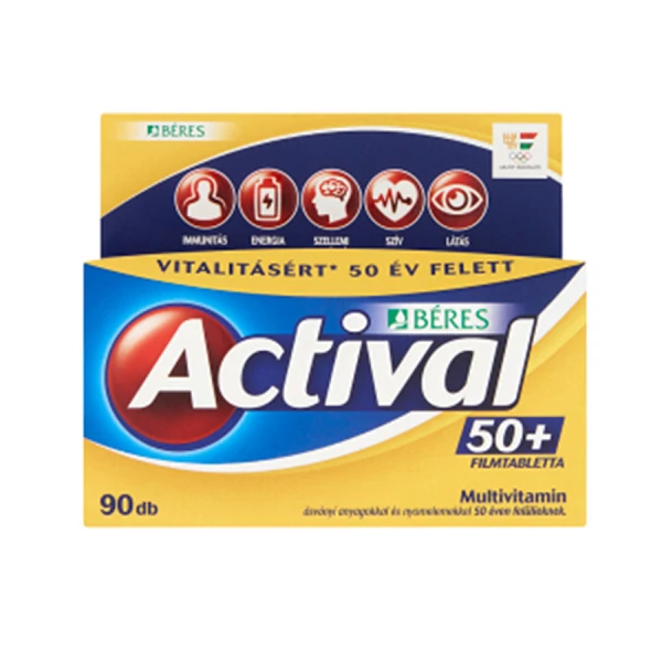 Béres Actival 50+ filmtabletta 90x