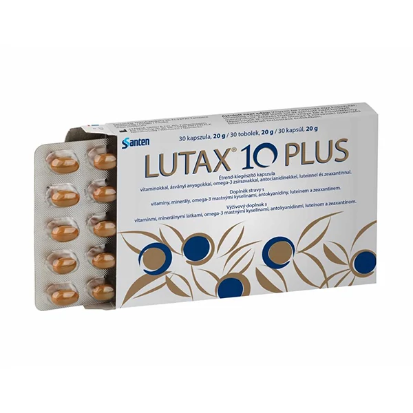 Lutax 10 Plus 30x étrend-kiegészítő kapszula 30x