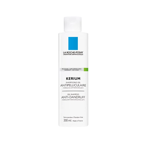 La Roche-Posay Kerium gél-sampon zsíros korpás hajra