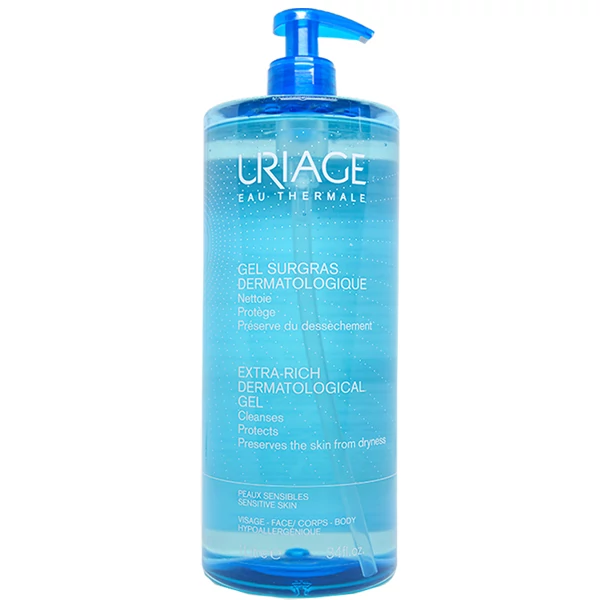 Uriage Gel Surgras Dermatologique tusfürdő 1000ml