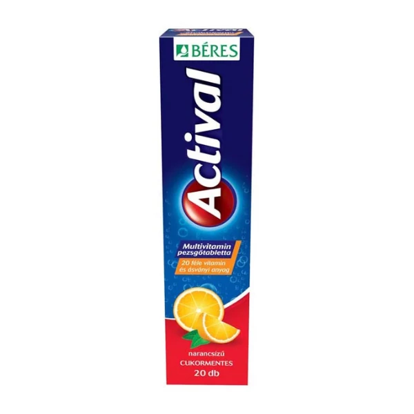 Actival Multivitamin pezsgőtabletta narancs 20x