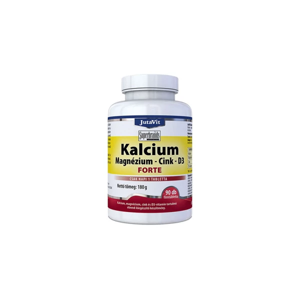 JutaVit Calcium+Magnézium+Cink tabletta forte 90x