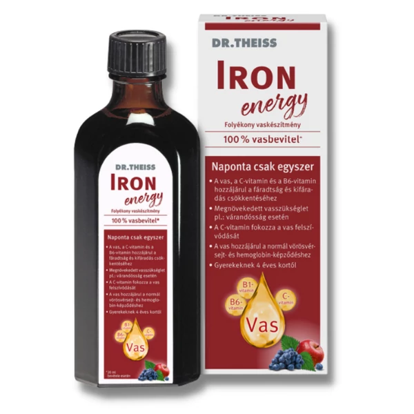 Dr.Theiss Iron Energy vaskészítmény 250ml