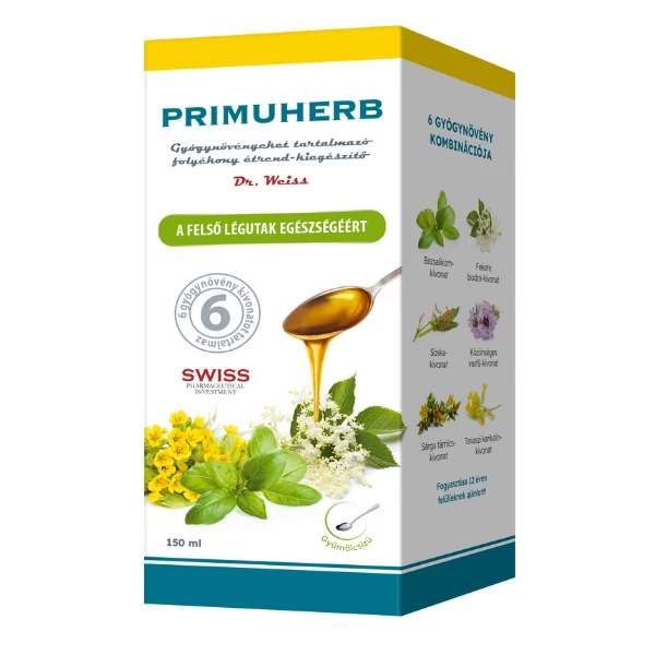 Primuherb étrendkiegészítő szirup 150ml