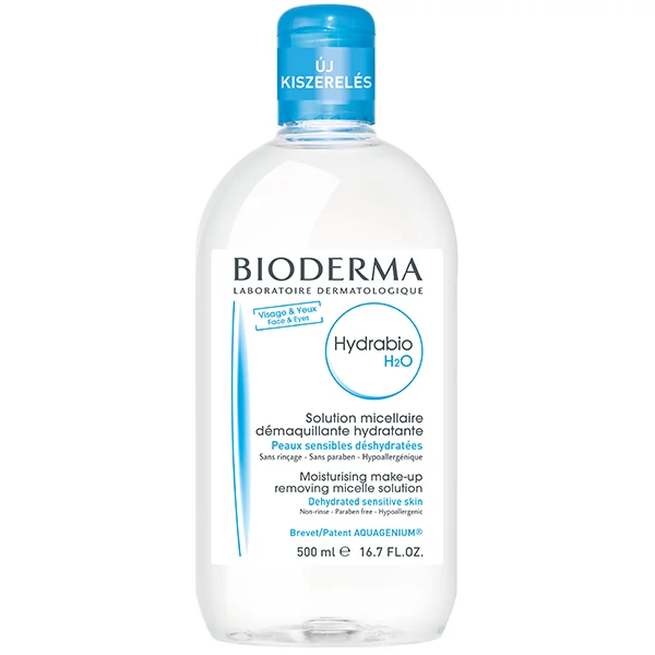Bioderma Hydrabio H2O arc- és sminklemosó 500ml