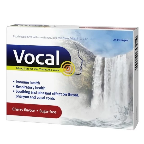 Vocal szopogató tabletta Cseresznye ízű 24x