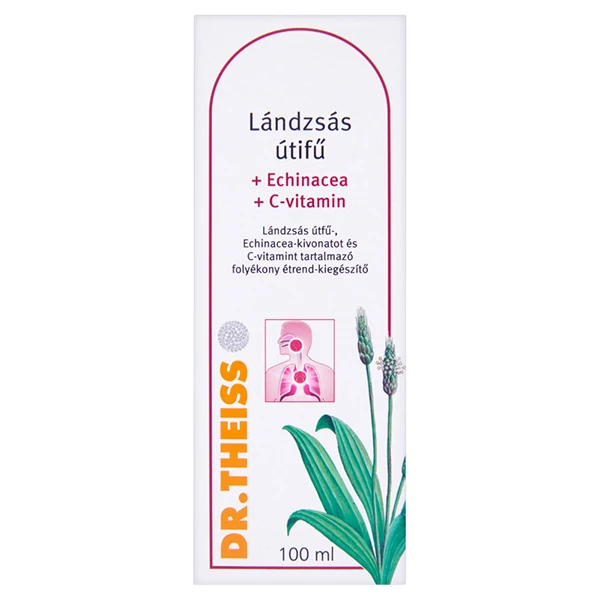Dr.Theiss Lándzsás útifű echinacea C-vitamin szirup (100ml)