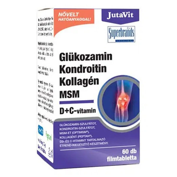 JutaVit Glükozamin Kondroitin MSM kollagén ftabl. 60x