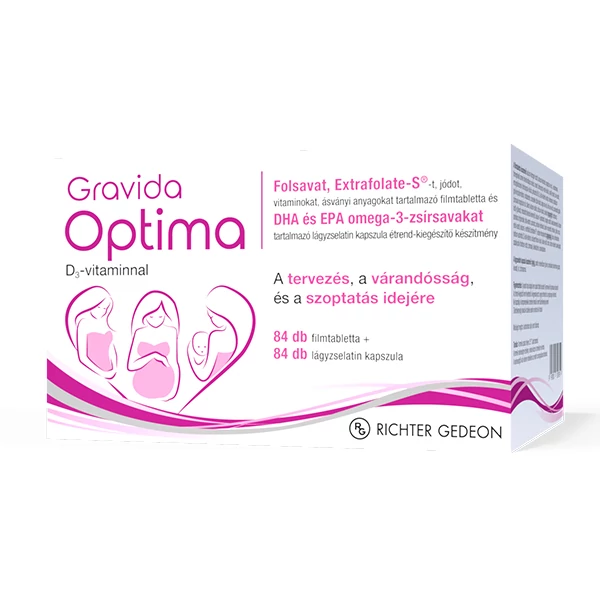Gravida Optima filmtabletta+kapszula 2x84