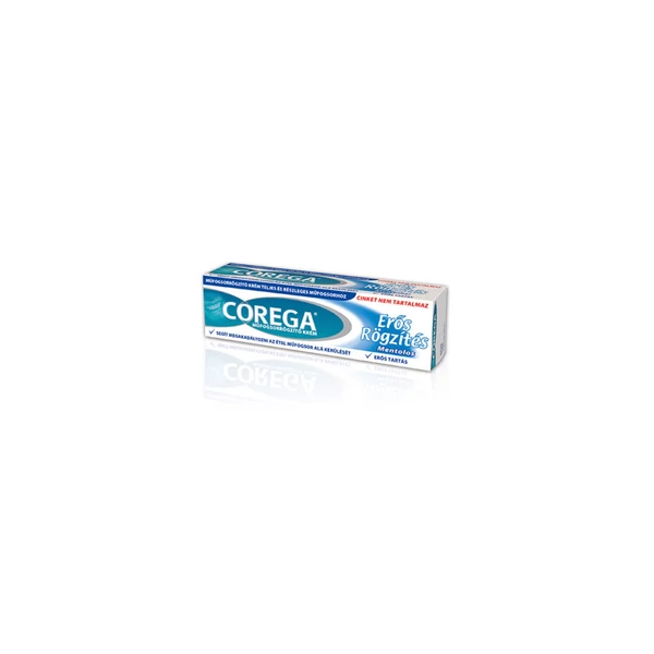 Corega műfogsorrögzítő krém erős rögzítés 40g