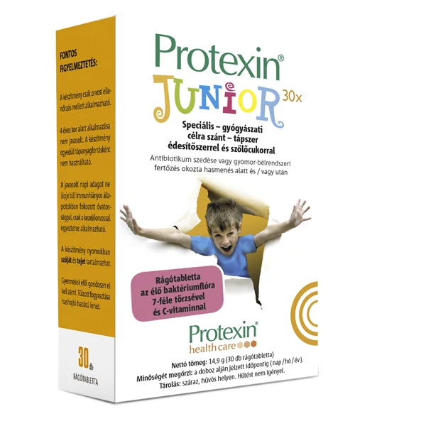 Protexin Junior +C rágótabletta 30x