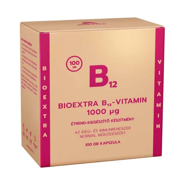 Bioextra B12 vitamin 1000 mcg kapszula 100x