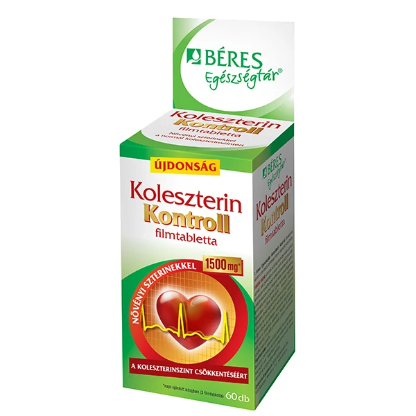 Béres Egészségtár Koleszterin Kontroll filmtabletta 60x