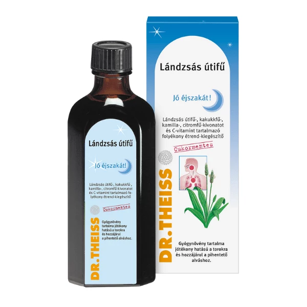 Dr.Theiss Jó éjszakát lándzsás útifű szirup 250ml
