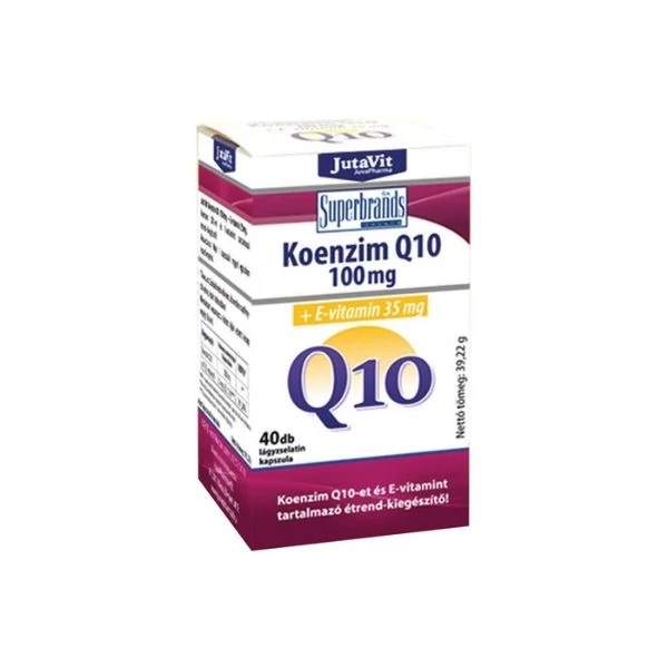 JutaVit Koenzim Q10 100mg tabletta 40x