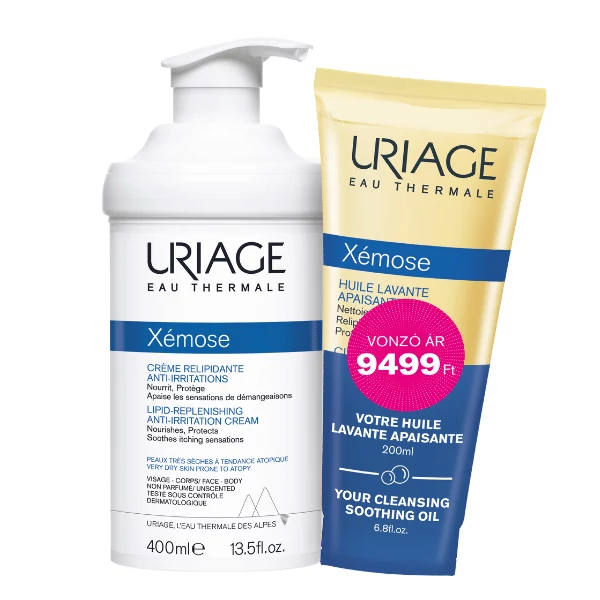 Uriage Xémose krém+olajtusfürdő csomag