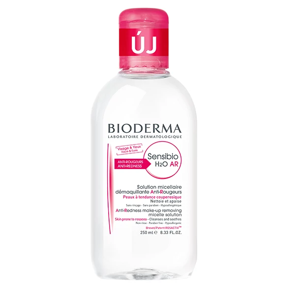 Bioderma Sensibio H2O AR arc és sminklemosó 250ml