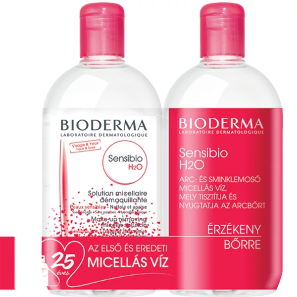 Bioderma Sensibio H2O arclemosó oldat DUO 2x500ml