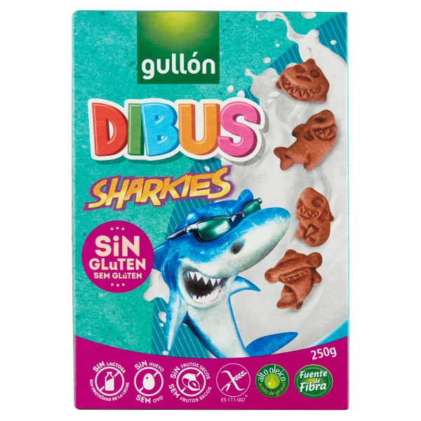 Gullon Dibus gluténmentes reggeliző keksz 250g