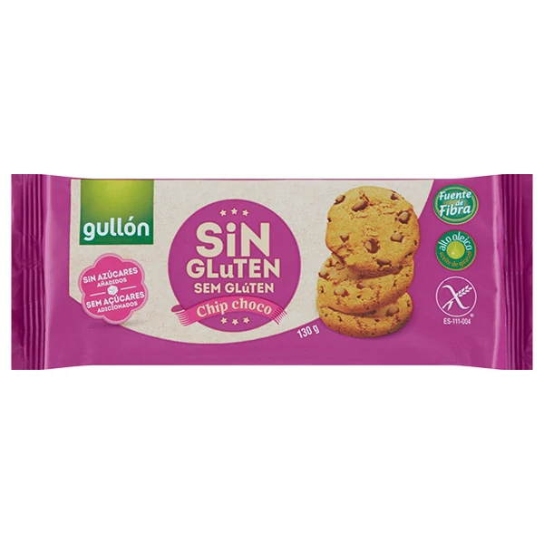 Gullon diabetikus gluténmentes csokis keksz 130g