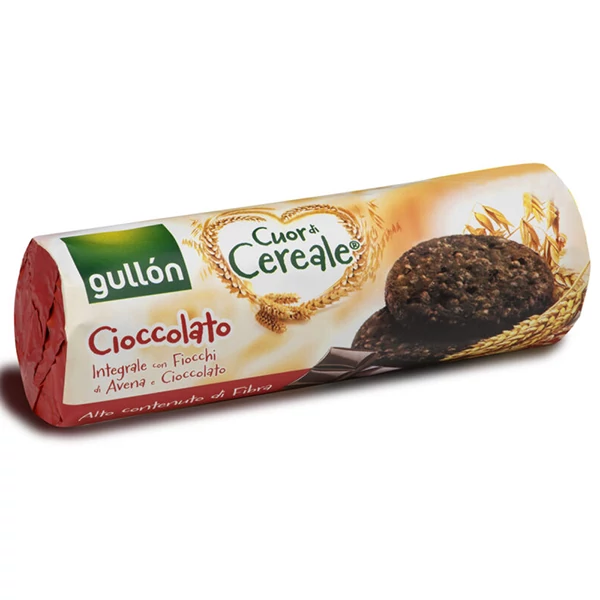 Gullon élelmi rostban gazdag keksz csokival 280g