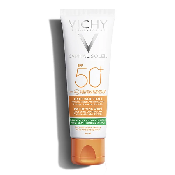 Vichy Capital Soleil Mattító 3-in-1 napvédő krém SPF50+ 50ml