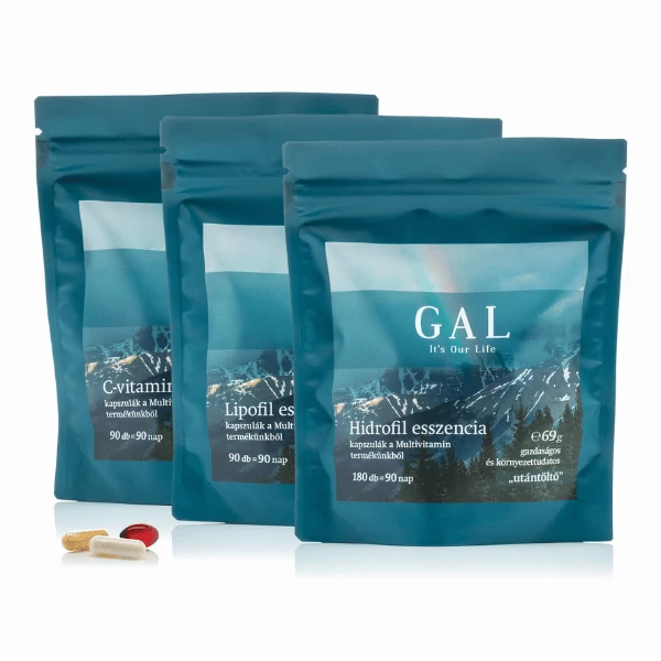 GAL Multivitamin – 90 adagos "utántöltő" (90+180+90 db)